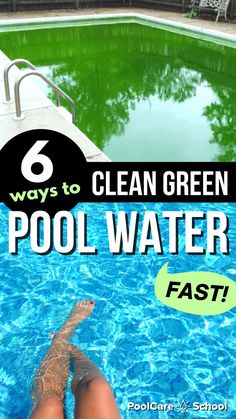 This post covers everything from why your pool water is green and how to clean a green pool fast with easy DIY solutions. Plus, if you want to be extra sure you’ve removed all algae from the pool water, consider adding an algaecide. Not only will it kill off any remaining spores that you may not see, it helps your water remain clear moving forward, preventing further algae issues. Clean Green Pool, Cleaning Above Ground Pool, Poolside Ideas, Clean Pool Water, Green Pool Water, Epic Pools, Solar Pool Cover, Pool Diy