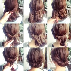 Popular in Instagram! yuudai easy loose arrangement hair 11 selection #arrangement #Easy #hair #hairstyle #hairstyles #Instagram #loose #popular #selection #shorthairstyle #yuudai Hair Arrange, Fast Hairstyles, Shoulder Length Hair, Hair Stuff, Cute Hair, Trendy Hairstyles