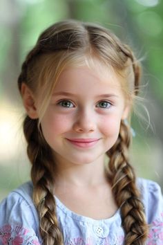 Braided Hairstyles Kids, Braid Hair Styles, Braid Tutorials, Braid Trends, Milkmaid Braid, Hairstyles Kids, Girl Braids, Cool Braid Hairstyles