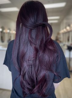 Hair Color Cherry Coke, Brown Hair Inspiration, Plum Hair