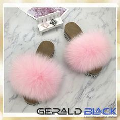 Step into summer with style and comfort in our Women's Light Pink Summer Real Fur Rivets Platform House Slippers! 😍 Available now for only $83.95. 👠🌸 Don't miss out on these must-have slippers for the season. 💕 #summer #slippers #fashion #comfort #real fur #platform #pink #trendy #musthave #women Platform House, Low Heeled Sandals, Luxury Slides, Fur Sliders, Fur Sandals, Pink Slides, Fur Heels, Cork Material, Slides For Women