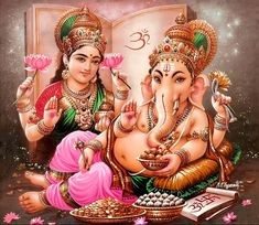 there is an image of lord ganesh