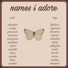 the names of different types of butterflies