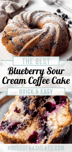 the best blueberry sour cream coffee cake