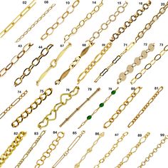 This listing is for unfinished bulk chains by the foot, perfect for permanent jewelry and other jewelry projects. Check out the link below for the finished chain necklace with clasp: https://www.etsy.com/listing/1410808328/14k-gold-filled-chain-necklacesready-to?click_key=84b18db89507b50bd002050253475193484416e1%3A1410808328&click_sum=3a0c575d&ref=shop_home_active_29&sts=1 Material: 14K 1/20 Gold Filled Chain.  Made in USA. Sold per foot Chain Style: 02-Paperclip chain:2.5mm wide *6.5mm long 08- Affordable Evening Jewelry With Adjustable Chain, Cheap Jewelry With Cable Chain, Luxury Gold Chain For Jewelry Making, Permanent Jewelry Chains, Permenant Jewelry Set Up, Jewelry Chain Types, Buy Wholesale Jewelry, Foot Chain, Wholesale Jewelry Supplies