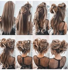 Quince Hairstyles With Crown, Romantic Hairstyles, Quince Hairstyles, Hair Prom, Cute Hairstyles For Medium Hair, Bridesmaid Hair Updo, Updo Hairstyles