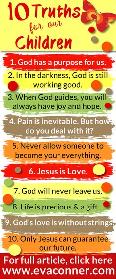 the ten rules for children to use in their church's prayer book, which is also