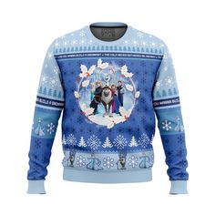 Christmas Frozen Disney Ugly Christmas Sweater, Elsa Frozen Ugly Sweater Disney Ugly Christmas Sweater, Travis Scott Merch, Xmas Movies, Disney Christmas Shirts, Merry Christmas Gifts, Frozen Disney, 3d Shirt, Disney Christmas, Christmas Knitting