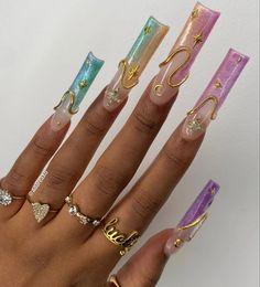 Insta Baddie Nails, Insta Baddie Nails Acrylic, Baddie Nails Acrylic, Insta Baddie, Acrylic Nail Set, Claw Nails