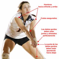 an image of a woman playing tennis with the words in spanish and english on it