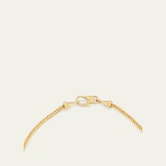 Prounis Jewelry necklace Necklace length: approx. 18 inches 22-karat yellow gold Lobster clasp Made in USA Prounis Jewelry, Chain Loop, Necklace Necklace, Jewelry Necklace, Bergdorf Goodman, Necklace Length, Lobster Clasp, Necklace Lengths, Made In Usa