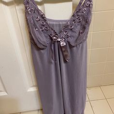 Size: Medium Color: Lavender Brand New Elegant Purple Sleepwear For Spring, Purple Spring Sleepwear For Night, Purple Spring Sleepwear, Lavender Fitted Sleeveless Sleepwear, Fitted Lavender Sleeveless Sleepwear, Red Babydoll Dress, Free People Slip Dress, Girly Clothes, Vintage Movie Stars