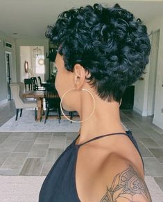 Short Curly Hairstyles For Mixed Women, Short Curly Haircuts Pixie Curls, Short Curly Haircuts Mixed Women, Short Curly Hairstyles For Black Women Curls Pixie Haircuts, Pixie Haircut Curly Hair Natural, Short Curly Hairstyles For Women Natural, Short Curly Hair Back View, Curly Short Pixie Haircut, Curly Mushroom Haircut