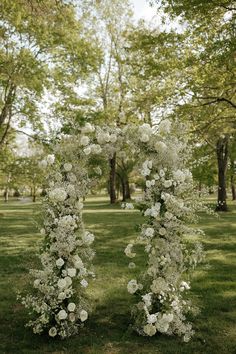 White Floral Ceremony Arch Outdoors Wedding Ceremony Floral Arch, Greenery Ceremony, Floral Arbor, Floral Wedding Ceremony, Willow Oak, White Wedding Arch, Altar Design, Wedding Alters