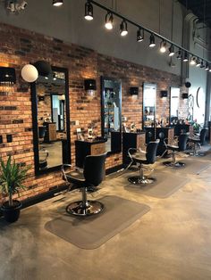 the salon is clean and ready for customers to use