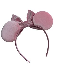 Introducing our enchanting Mouse Ear Headbands, designed for a magical and comfortable experience that can be worn all day without headaches. These pink or purple velvet mouse ears with pearls and 5" bow are perfect for adding a touch of whimsy and magic to your every day. These one-size-fits-all headbands are inspired by the your favorite animated characters. Whether you're strolling through magical theme parks or simply adding a playful flair to your ensemble, our headbands are crafted for a c Magical Theme, Glitter Headbands, Unicorn Headband, Mouse Ears Headband, Fabric Bows, Bow Set, Purple Velvet, Nylon Headbands, Ear Headbands