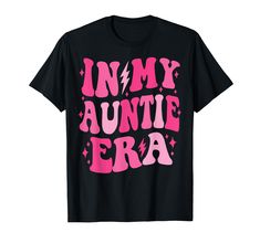 PRICES MAY VARY. In my auntie era shirt for Aunt, best auntie in my mama era shirt Birthday Gift For Aunt. In My Auntie Era, In My Aunt, Aunt Baby Announcement for Aunt Mother's Day. It's a great gifts idea for aunt from nieces. Cute gift shirt for the best Auntie ever from her niece, nephew. Perfect In My Aunt Era Groovy Retro Lover Auntie design gifts from aunt, auntie. If your nieces nephews think you're the coolest auntie, get this funny tshirt for aunt show it to family. Lightweight, Classi Aunt Baby Announcement, Birthday Gift For Aunt, Aunt Baby, Auntie Era, Baby Aunt, Best Auntie Ever, Aunt Birthday Gift, Aunt Life, Gift For Aunt