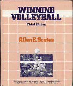 a book cover for winning volleyball