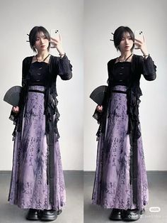 Aurora Concert, Style Batik, Resort 2017 Fashion, Ancient Chinese Clothing, Chinese Clothing, Skirt Outfits, Concert Outfit, Color Combos, Everyday Outfits