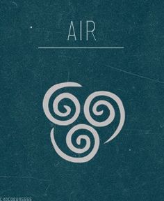 a book cover with an image of two spirals and the words air on it