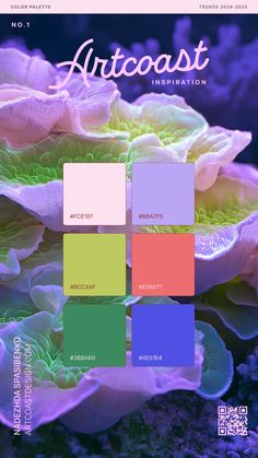 the color scheme for artcoast