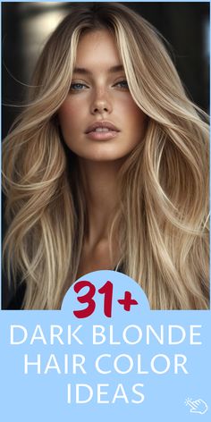 Enhance your hairstyle with these enchanting dark blonde hair color inspirations that exude elegance. Whether you prefer warm honey highlights or cool ash undertones, dark blonde presents a sophisticated and adaptable choice for a fresh look. Embrace the allure of dark blonde shades to transform your appearance effortlessly!