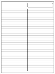 a blank lined paper with lines on the bottom and bottom, in black ink against a white background