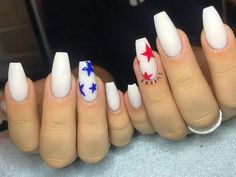 4th Of July Nails Design, Nails Design Simple, July 4th Nails, 4th Nails, Nails Festive, Pride Nails, Festive Nails