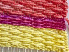 the weaving is colorful and easy to weave