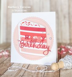 a birthday card with the words happy birthday on it