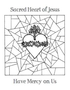 the cover art for sacred heart of jesus's have mercy on us album, which is