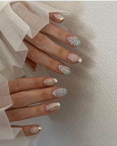 Long Almond Gel Nails, Nail Inspo Trendy 2024 Summer Almond, Retro Nails, Hello Nails, Work Nails, Casual Nails, Her Nails, Cute Gel Nails