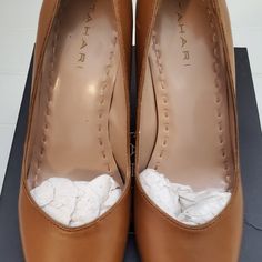 New, Never Worn, Tahari Camel Woman's 3" Heels, Size 5 1/2. All Genuine Leather. Very Elegant. Shoes Women Heels, Camel, Shoes Heels, Genuine Leather, Women Shoes, Heels, Plus Fashion, Leather, Women Shopping