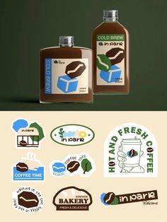 Coffee Tree, Brand Label, Cold Brew, Coffee Time, Brand Identity, Branding, Coffee