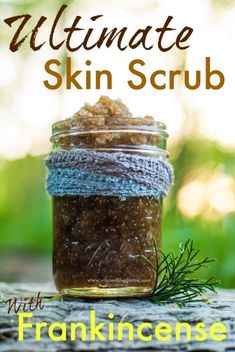 DIY Brown Sugar Skin Scrub with essential oils Diy Brown Sugar, Scrub Ideas, Frankincense Anti Aging, Diy Scrubs, Salt Scrubs, Skin Scrub, Handmade Scrub, Unique Soap