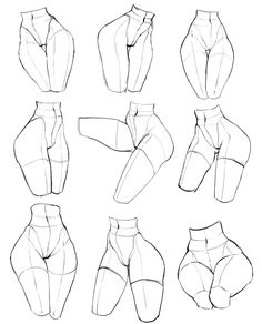 an image of different types of mannequins in various positions and sizes, including the