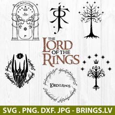 lord of the rings svg files