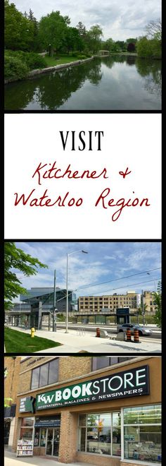 the front and side of a store with water in it's foregrounds