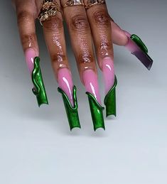 Funky Nail Designs, Bad Nails, Nail Business, Crazy Nails, Nail Tattoo