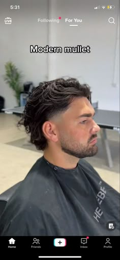 Haircut Ideas For Long Hair Men, Mens Haircut Long On Top Mullet, Mens Haircut Long In Back, Mens Long Hair Fade, Mullet With A Fade, Faded Mullet Haircut For Men, Temple Fade Mullet, Mullet Style Haircut, Hair Mullet Man