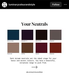 the color guide for your neutrals