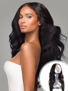 Indique Pure Body Wave Human Virgin Hair Buy Wigs, Wavy Hair Extensions, Indian Remy Hair, Virgin Hair Wigs, Deep Wave Hairstyles, Hair Brands, Body Wave Hair, Deep Wave, Hair Waves