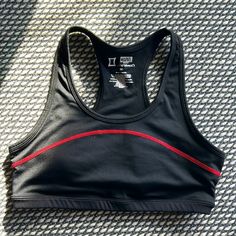 Very Cute Rare Black Widow Sports Bra Never Worn Black Widow Symbols On Back Are Reflective Black Moisture-wicking Racerback Sports Bra, Black Widow Symbol, Black Moisture-wicking Stretch Sports Bra, Black Widow Merchandise, Black Moisture-wicking Sports Bra, Black Nylon Moisture-wicking Sports Bra, Her Universe, Black Widow, Sports Bras