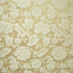 an old wallpaper with white flowers on it