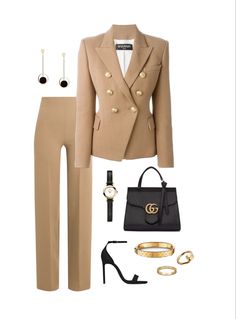 Fashionable Work Outfit, Chique Outfits, Stylish Work Attire, Neue Outfits, Woman Suit Fashion, Classy Work Outfits, Stylish Work Outfits, Meryl Streep