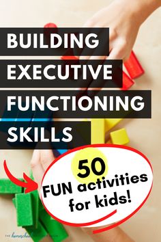 Teaching Executive Functioning Skills, Teaching Executive Functioning, Occupational Therapy Activities, Executive Function, Executive Functioning Skills, Master List