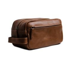 Leather Toiletries Bag | The Oxford | Andar Classic Leather Rectangular Travel Accessories, Classic Brown Travel Accessories For On-the-go, Classic Leather Travel Accessories, Functional Leather Cases For On-the-go, Modern Leather Travel Case, Travel Toiletries Bag, Bathroom Bag, Leather Toiletry Bag, Brown Oxfords