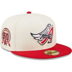 NEW ERA LOS ANGELES ANGELS 50TH ANNIVERSARY CHROME 59FIFTY HAT SIZE 7 1/2 Payment Reminder, Chicago Bulls Snapback Hat, Custom Fitted Hats, 59fifty Hats, Cap Style, Los Angeles Angels, Tomboy Outfits, Sports Caps, New Era Cap