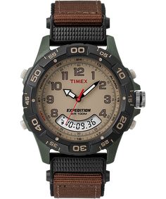 Expedition 39mm Fabric Strap Watch - Timex US Outdoor Watches With Date Display, Round Dial, Casual Watches With Subdials For Outdoors, Outdoor Watch Accessories With Analog Display, Casual Watches With Subdials For Outdoor Activities, Everyday Chronograph Watch With Analog Display, Digital Watch With Subdials For Outdoor Activities, Casual Watch Accessories With Analog Display For Everyday Use, Adjustable Chronograph Watch With Round Dial, Outdoor Analog Display Watches