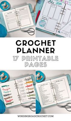 the ultimate crochet planner printable pages